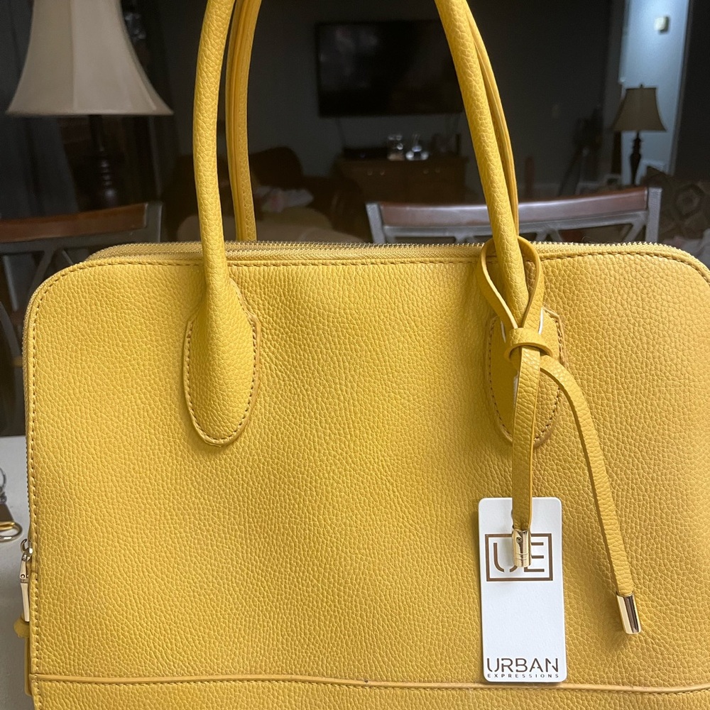 Urban Expressions Mustard Yellow Satchel